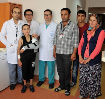 Kopan kol için 10 saatlik ameliyat
