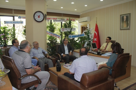 İpekyolu Sanayici ve İşadamları Derneğinden ziyareti