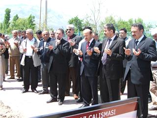 Seydişehir'de doğalgaz için ilk kazı