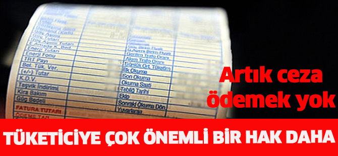 Tüketiciye çok önemli bir hak daha