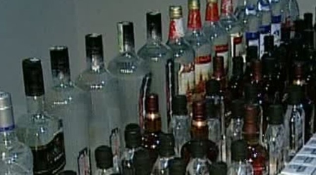 190 şişe kaçak içki ele geçirildi