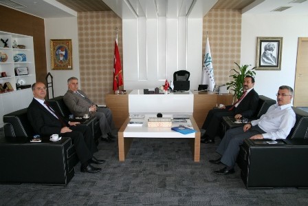 Mevlana Üniversitesi yeni Rektörü Yalçınöz'e ziyaretler