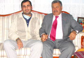 Kaza geçiren gence ziyaret