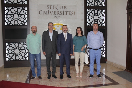 İpekyolu Sanayici Ve İşadamları Derneğinden Selçuk Üniversitesine Ziyaret