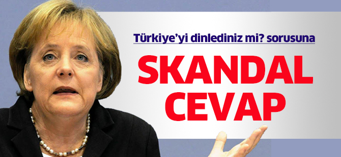Merkel'den flaş dinleme açıklaması!