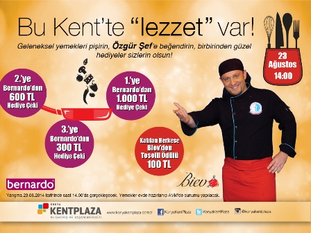 Geleneksel et yemekleri Kentplaza’da yarışıyor, özgür şef not veriyor!