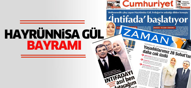 Hayrünnisa Gül, Zaman ve Cumhuriyet'in manşetinde