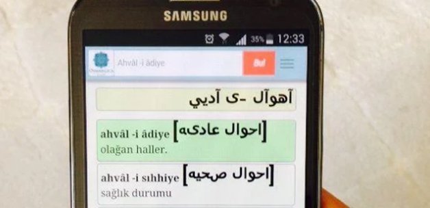 Türk geliştiriciden Osmanlıca sözlük