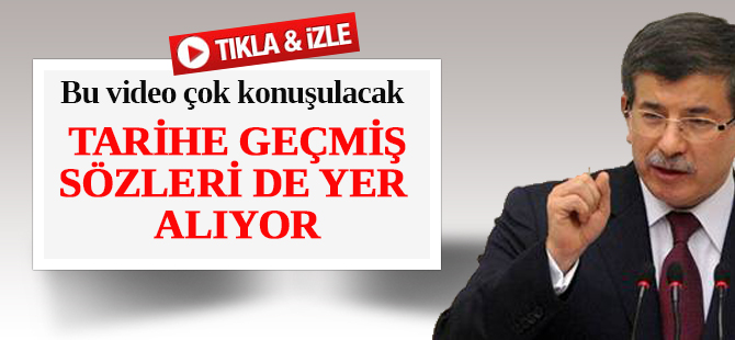 Davutoğlu'nun yeni klibi olay oldu