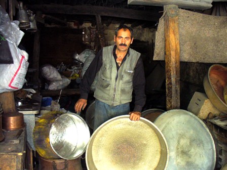 Seydişehir'in son kalaycısı Muzaffer usta