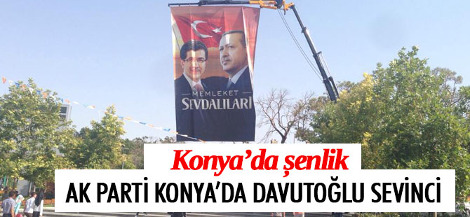 AK Parti Konya 20:00'de Kültürpark'ta tören düzenliyor