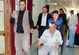 Çobanı döverek hastanelik ettiler