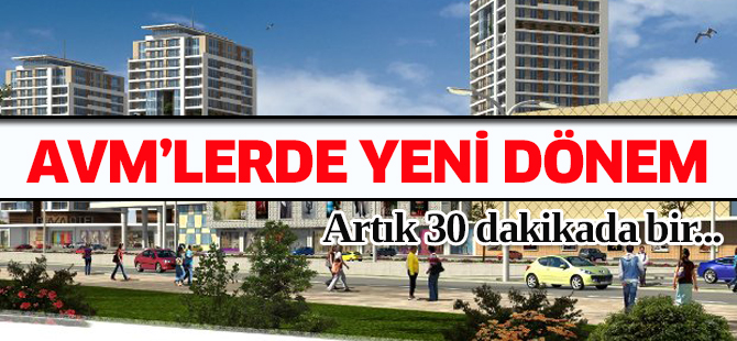 Alışveriş merkezlerinde anons dönemi