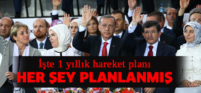 Erdoğan-Davutoğlu'nun 1 yıllık hareket planı