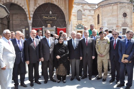 Pakistan Cumhurbaşkanı Hüseyin, Konya'da