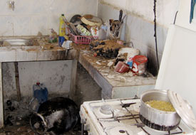 Evde mutfak tüpü patladı