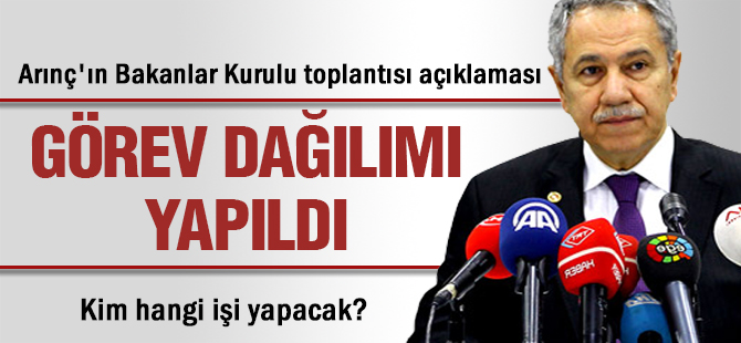 Bakanlar Kurulu'nda yeni görevler kime verildi?