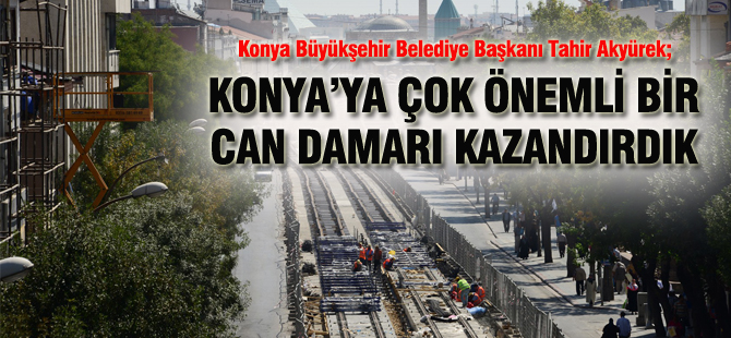 Başkan Akyürek, Yeni Raylı Sistem Hattını İnceledi