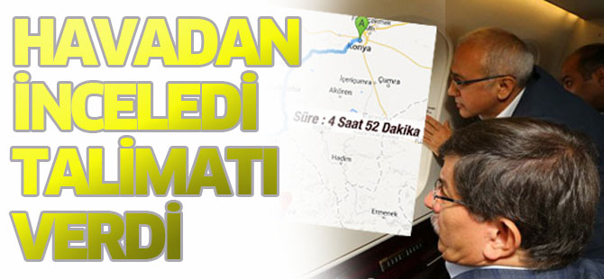 Davutoğlu'ndan Konya'da yol müjdesi