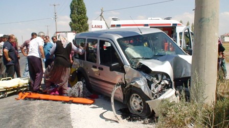Ereğli’de trafik kazası: 3 yaralı