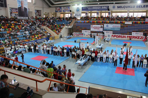 Kayhan Aytar Minikler Türkiye Tekvando Şampiyonası Konya'da başladı