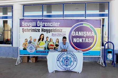 Beyşehir'de üniversite öğrencilerine Belediye desteği