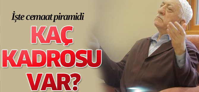 İşte Cemaat piramidi: Kaç kadrosu var? Tabanı ne kadar?