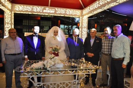 Mustafa Lamcı oğlunu evlendirdi