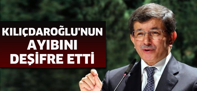 Kılıçdaroğlu'nun ayıbını deşifre etti