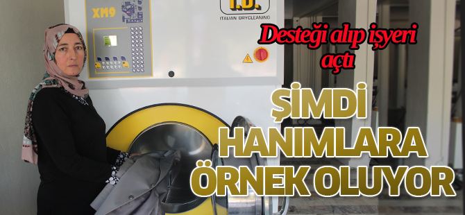 Kadın girişimcilere örnek oldu