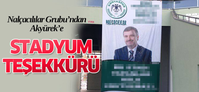 Nalçacılılar Grubu'ndan Akyürek'e teşekkür