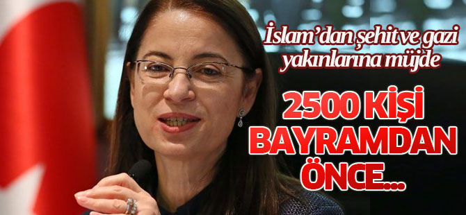 2 Bin 500 Şehit Yakını ve Gazi Atanacak