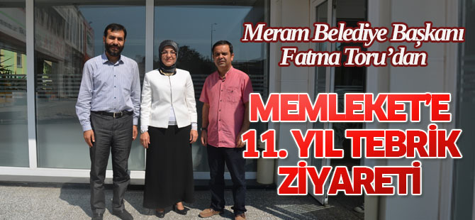 Başkan Toru’dan Memleket'e ziyaret