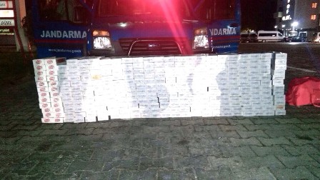 Konya'da 3 bin paket kaçak sigara ele geçirildi