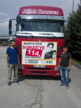 Komşuluk hakkı için Konya İHH 1 tır daha gönderdi