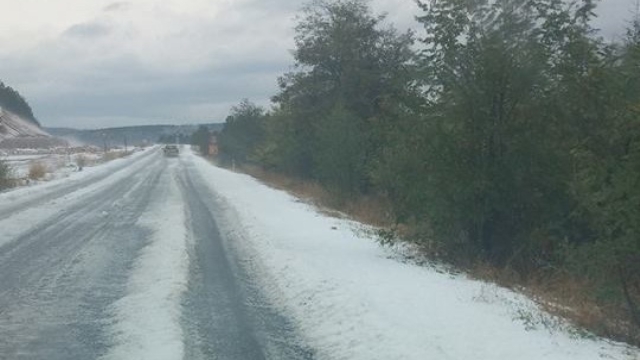 Konya'ya bu yılın ilk karı yağdı