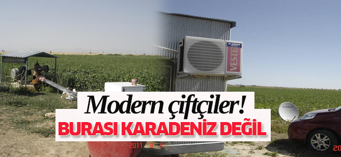 Konyalı çiftçi çok modern