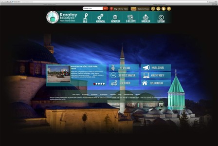 Karatay Belediyesi internet sitesi yenilendi