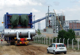 Dev kazan kömürden buhar üretecek