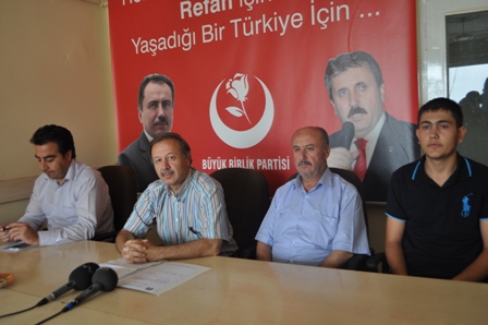 BBP, karalamalara hedef oldu