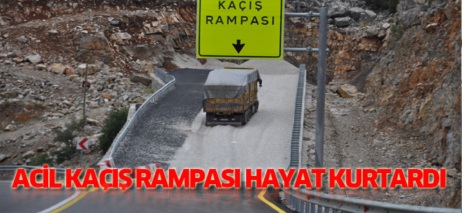 Konya’da acil kaçış rampası hayat kurtardı