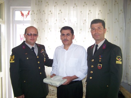 Beyşehir'de Jandarma gazileri unutmadı