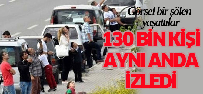 SOLOTÜRK Gösterisini 130 Bin Kişi İzledi