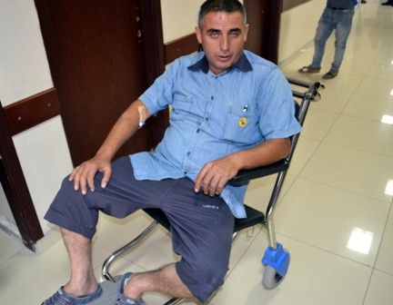 Mektup dağıtan PTT görevlisi köpeğin saldırısına uğradı