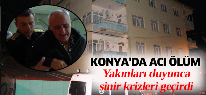 Konya'da apartmanın merdiven boşluğundan düşerek öldü