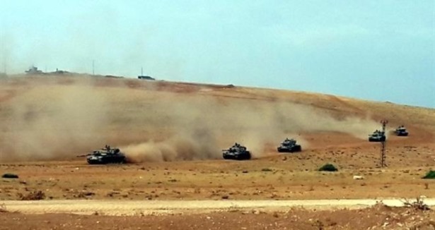 Sınırda 50 tanklı üst düzey güvenlik