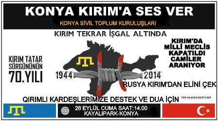 Konya, Kırım’a ses verecek