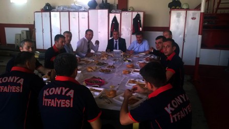 Tutal'dan itfaiye amirliğine ziyaret