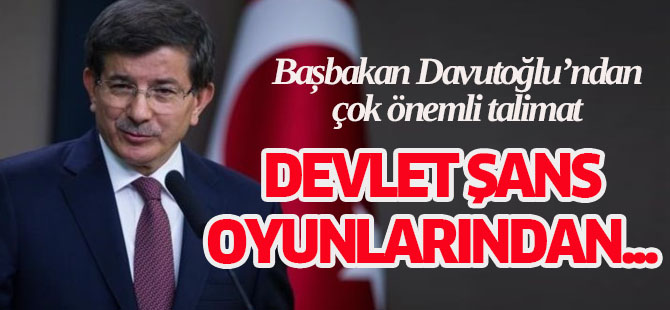 Davutoğlu'ndan çok önemli talimat