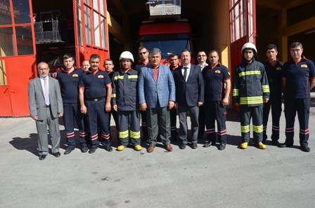 Özgüven, itfaiye haftasını kutladı